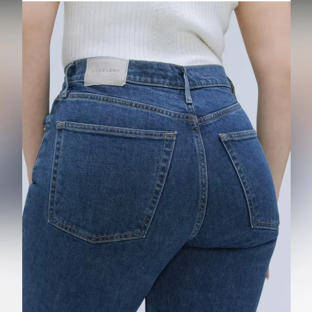 Everlane- The Original Cheeky Jean, Dark Denim, Size 35 - Picture 5 of 12